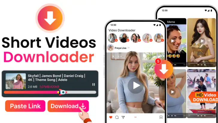 MP4 Videos Downloader 3X 1080p feature graphic