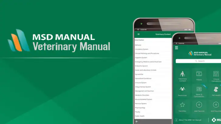 MSD Vet Manual feature graphic