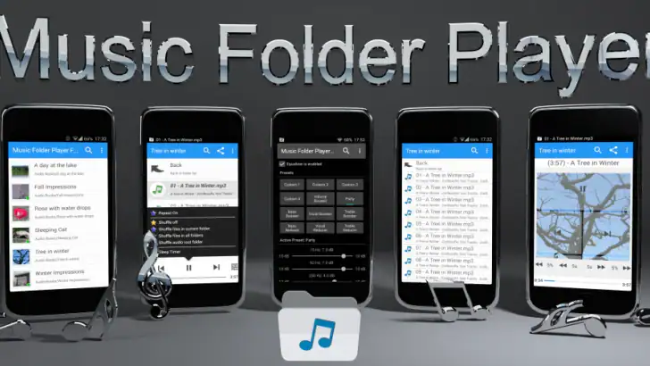 Music Folder Player Full feature graphic
