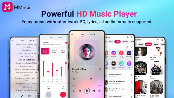 Music Player & MP3 - MMusic feature graphic