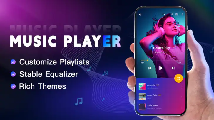 Music Player & MP3 Player feature graphic