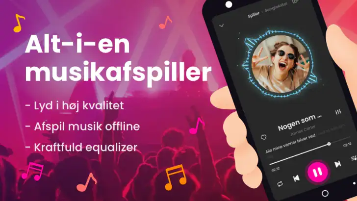 Musikafspiller, MP3-afspiller feature graphic