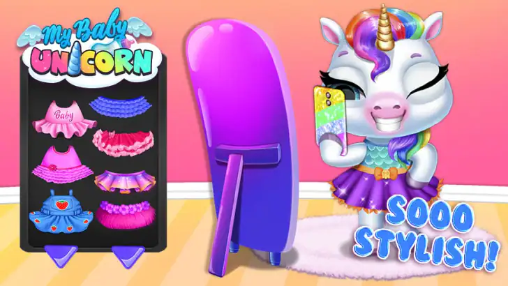 My Baby Unicorn - Ponyer spil feature graphic