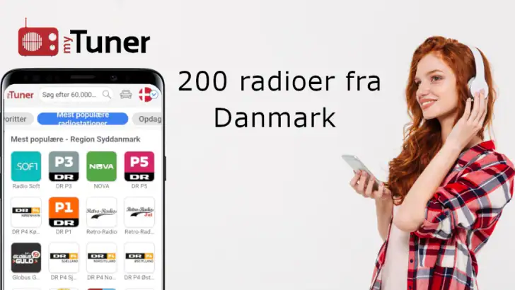 myTuner Radio Danmark DAB feature graphic