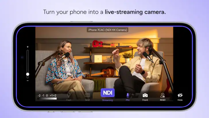 NDI Camera: Easy Streaming feature graphic