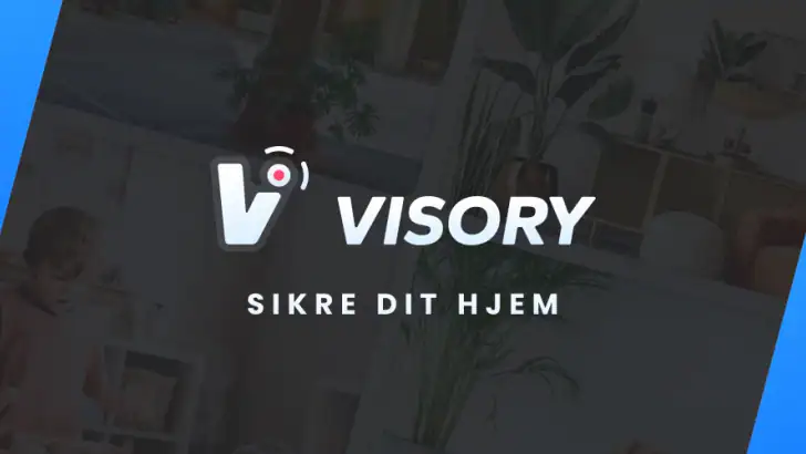 Overvågningskamera Visory feature graphic