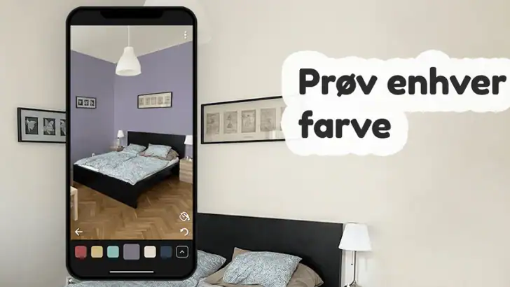 Paint my Room: Vægvisualizer feature graphic