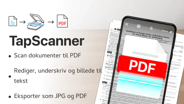 PDF & Doc Scanner - TapScanner feature graphic