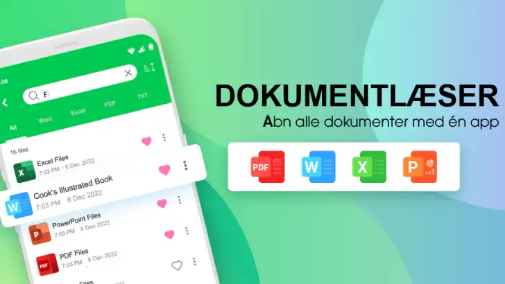 PDF-læser: Dokumentlæser feature graphic
