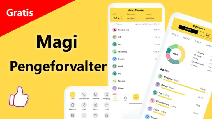 Pengeforvalter–Budget,Udgifter feature graphic