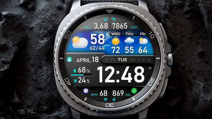 PER8 Digital Watch Face feature graphic