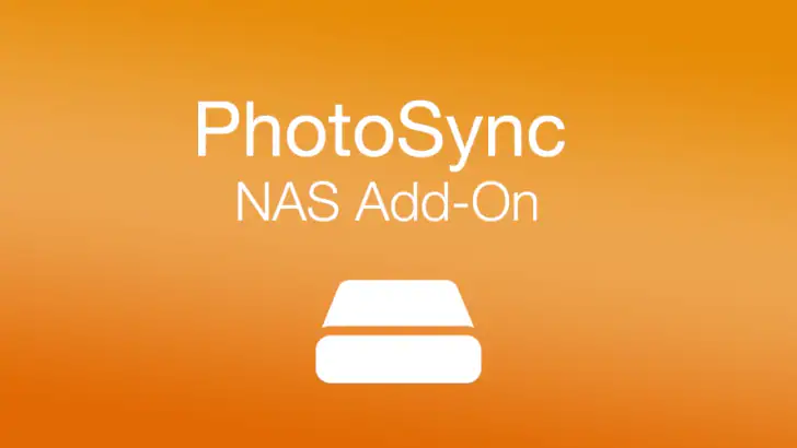 PhotoSync NAS Add-On feature graphic