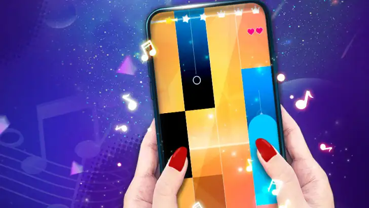 Piano Pink Music: Rhythm Game feature graphic