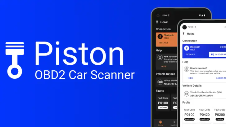 Piston - OBD2 Car Scanner feature graphic