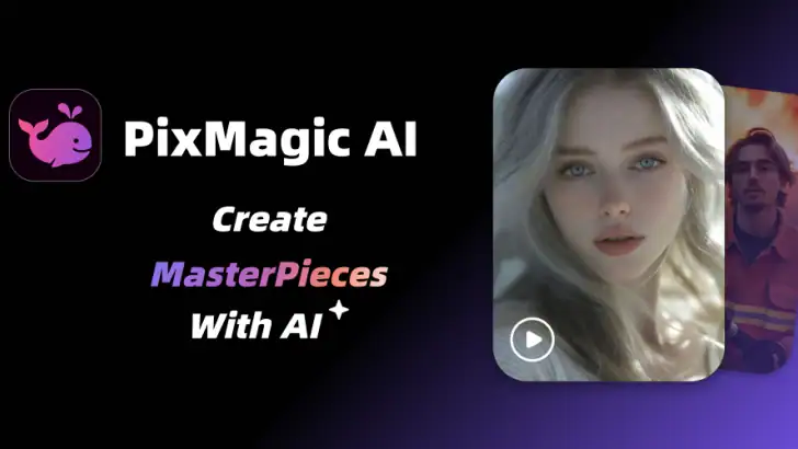PixMagic: AI Video Generator feature graphic