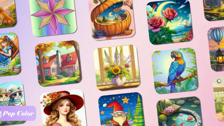 Pop Color - Paint by number feature graphic