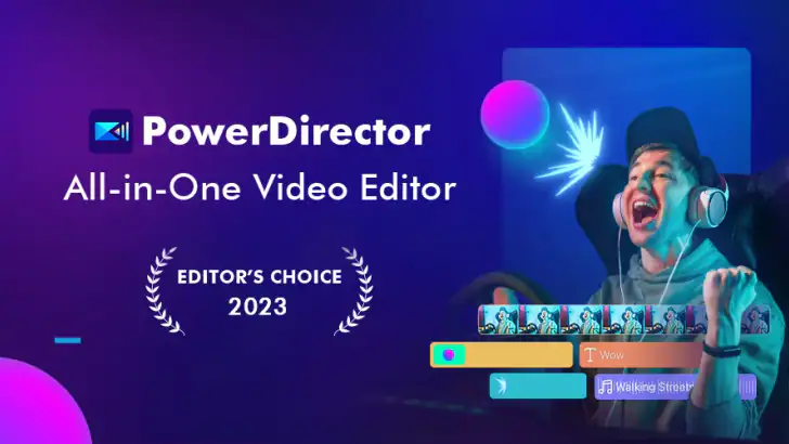 PowerDirector - Video Editor feature graphic