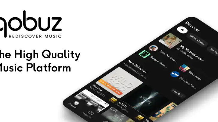 Qobuz: Music & Editorial feature graphic