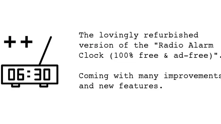 Radio Alarm Clock + feature graphic