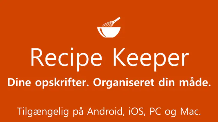 Recipe Keeper feature graphic