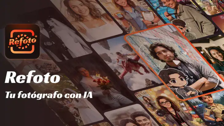 Refoto : AI Photo Studio feature graphic