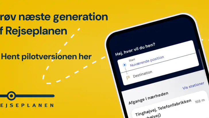 Rejseplanen NextGen feature graphic