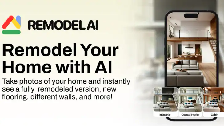 Remodel AI - Home Renovation feature graphic