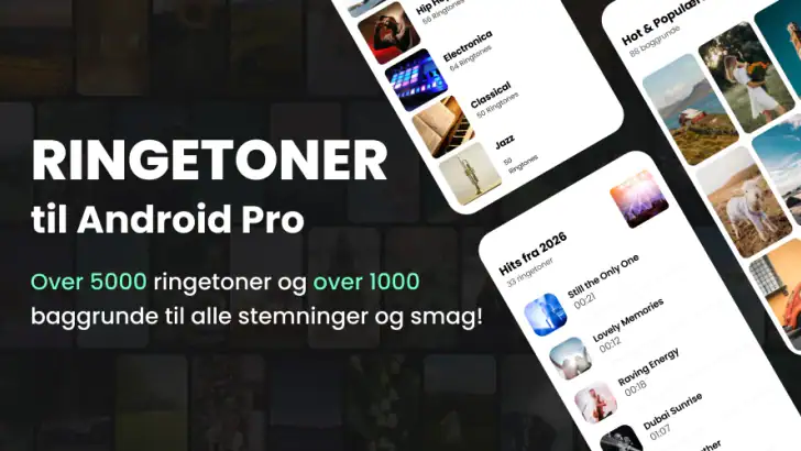 Ringetoner til Android - Musik feature graphic