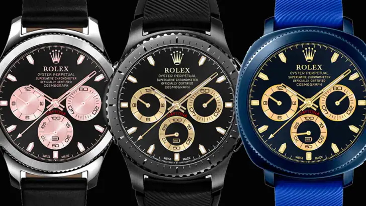 Rolex Daytona Watch Face feature graphic