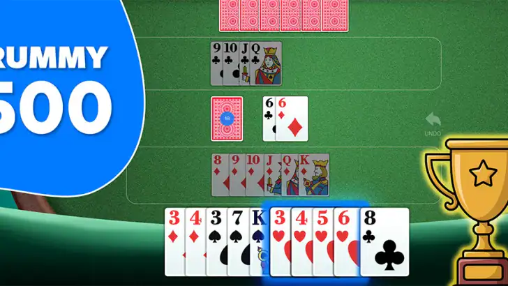 Rummy 500 - Card Game feature graphic