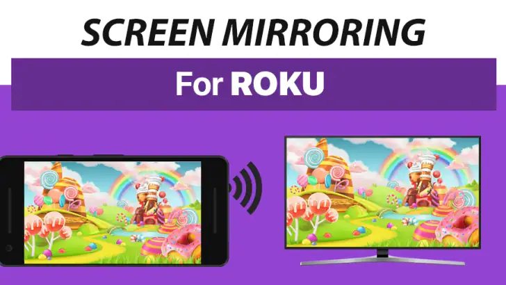 Screen Mirroring Pro for Roku feature graphic