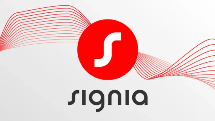 Signia App feature graphic