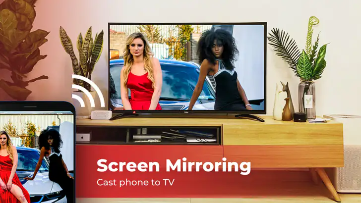 Skærmspejling: Smart TV Cast feature graphic