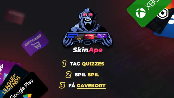 SkinApe for Games & Gavekort feature graphic