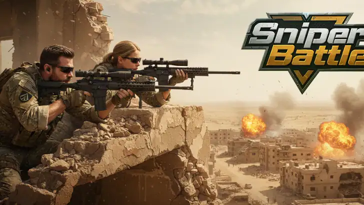 Sniper Battle: 3D War Shooter feature graphic