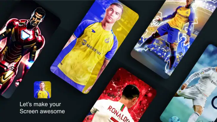 Soccer Ronaldo wallpapers CR7 feature graphic