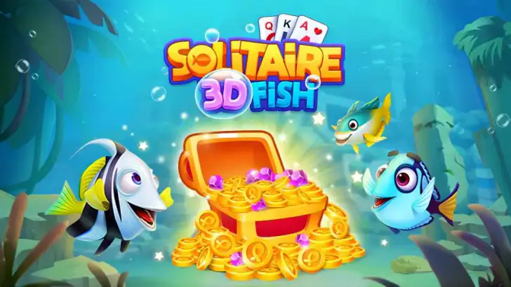 Solitaire 3D Fish feature graphic