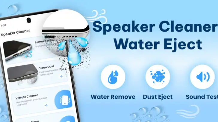 Speaker Cleaner: Water Eject feature graphic