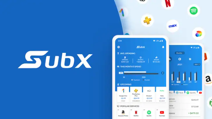 SubX - Subscription Manager feature graphic