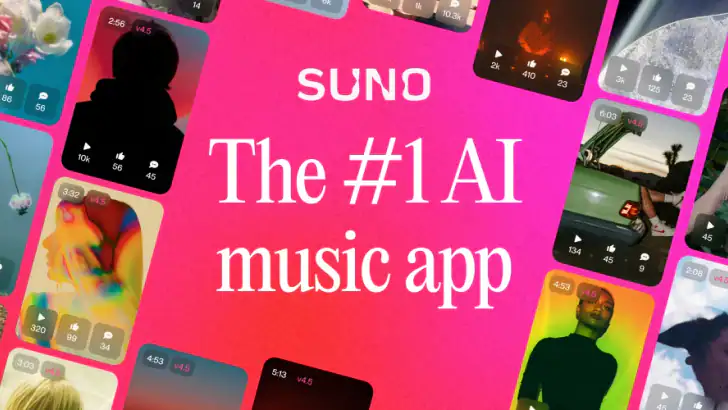Suno - AI Music & Songs Maker feature graphic