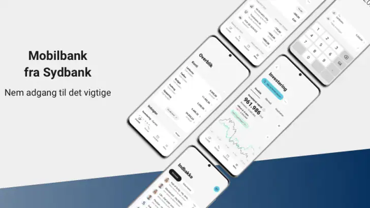 Sydbanks Mobilbank Privat feature graphic