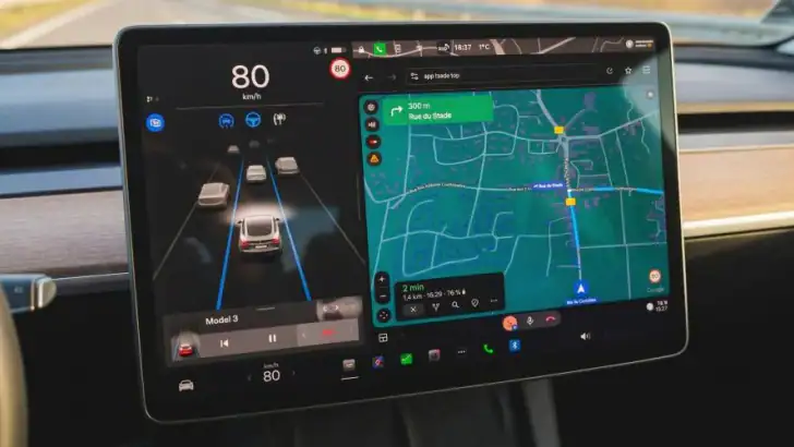 TaaDa: Android Auto for Tesla feature graphic
