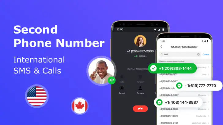 TalkU: opkald + SMS feature graphic