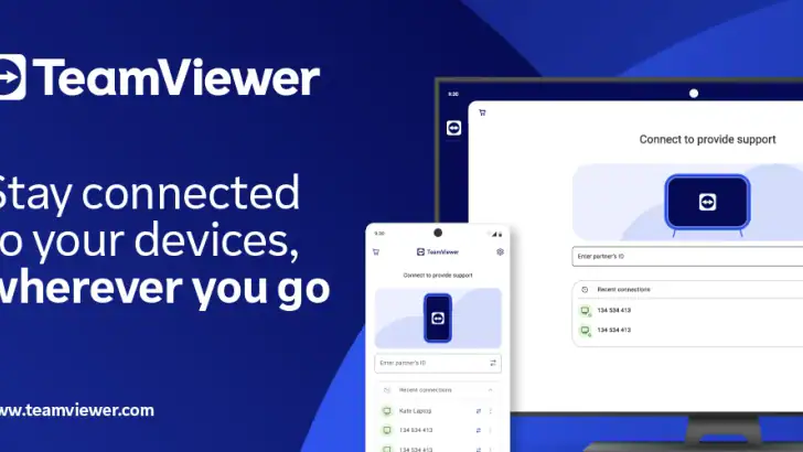 TeamViewer til fjernstyring feature graphic