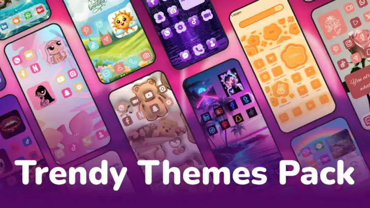 Temaer og Ikoner til Android feature graphic