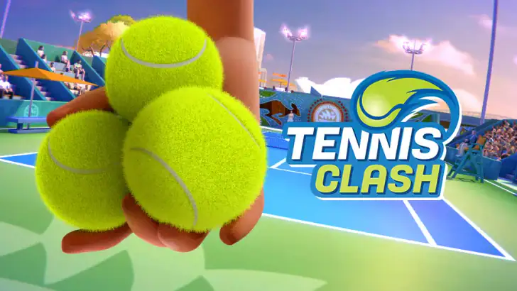 Tennis Clash: multiplayerspil feature graphic