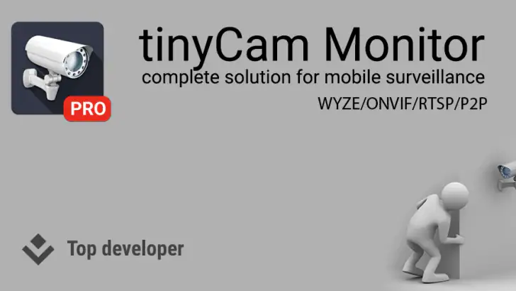 tinyCam Monitor PRO feature graphic