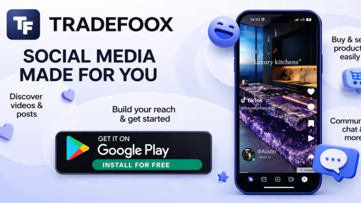 TRADEFOOX: Community & Shop feature graphic
