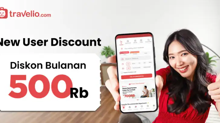 Travelio: Sewa Apartemen Rumah feature graphic