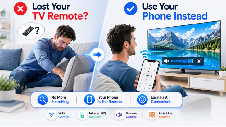 TV Remote Control feature graphic